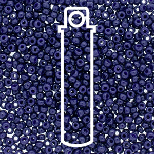 Duracoat Opaque Dark Navy Blue Miyuki Seed Beads 15/0