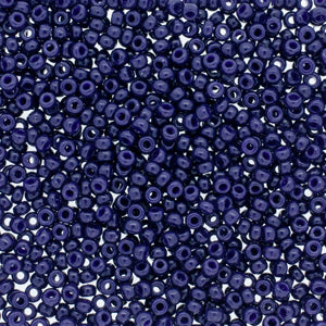 Duracoat Opaque Dark Navy Blue Miyuki Seed Beads 11/0