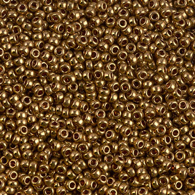 Metallic Light Bronze Miyuki Seed Beads 11/0