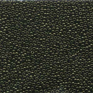 Metallic Olive Miyuki Seed Beads 11/0