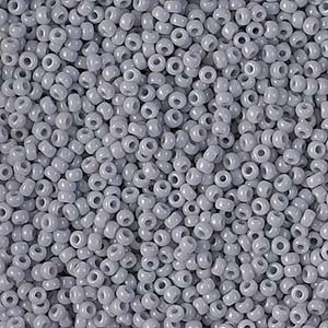Opaque Cement Grey Miyuki Seed Beads 11/0