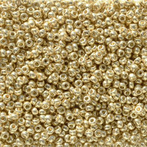 Duracoat Galvanized Pale Gold Miyuki Seed Beads 11/0