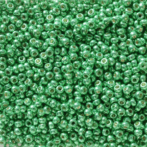 Duracoat Galvanized Dark Mint Green Miyuki Seed Beads 11/0