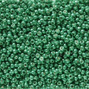 Duracoat Galvanized Dark Aqua Green Miyuki Seed Beads 11/0