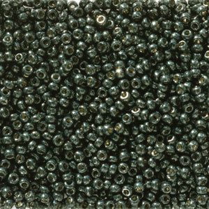 Duracoat Galvanized Black Moss Miyuki Seed Beads 11/0