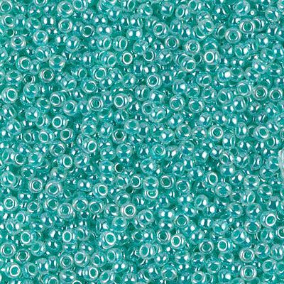 Turquoise Ceylon Miyuki Seed Beads 11/0