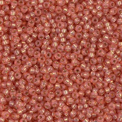 Dyed Salmon Miyuki Seed Beads 11/0