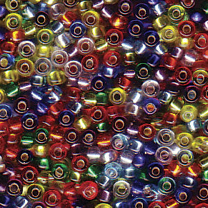 Mix Silver-Lined Rainbow Miyuki Seed Beads 11/0