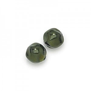 Czech Glass Baroque Pearls Hunter Green 3mm