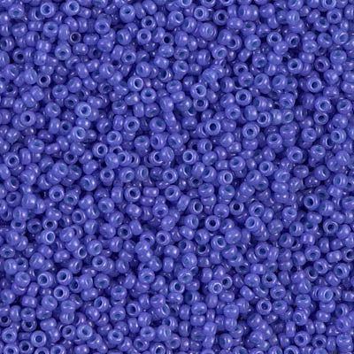 Dyed Opaque Purple Miyuki Seed Beads 15/0