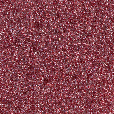 Sparkling Maroon Lined Miyuki Seed Beads 15/0