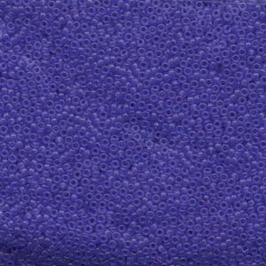 Dyed Semi Frosted Transparent Violet Miyuki Seed Beads 15/0