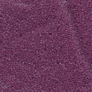 Dyed Semi Frosted Transparent Lavender Miyuki Seed Beads 15/0