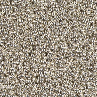 Galvanized Silver Miyuki Seed Beads 15/0