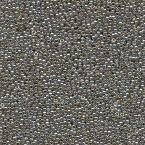 Gold Grey Luster Miyuki Seed Beads 15/0