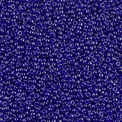 Luster Cobalt Miyuki Seed Beads 15/0