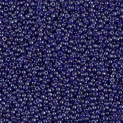 Dark Blue Luster Miyuki Seed Beads 15/0