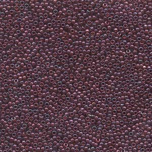 Cranberry Gold Luster Miyuki Seed Beads 15/0