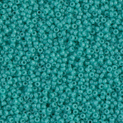 Opaque Turquoise Miyuki Seed Beads 15/0