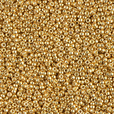 Duracoat Galvanized Gold Miyuki Seed Beads 15/0