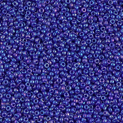 Opaque Royal Blue Miyuki Seed Beads 15/0