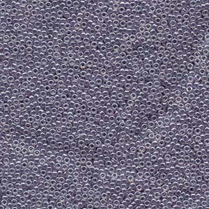 Purple Ceylon Miyuki Seed Beads 15/0
