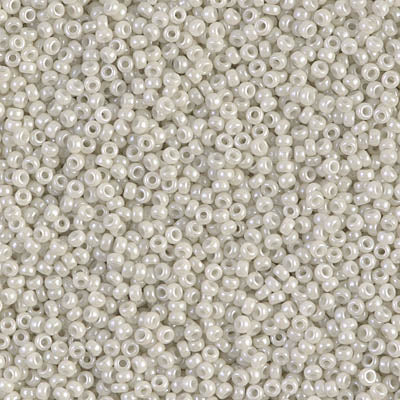 Opaque Limestone Miyuki Seed Beads 15/0
