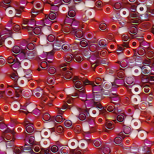 Mix Strawberry Fields Miyuki Seed Beads 15/0