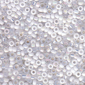 Mix White Medley Miyuki Seed Beads 15/0