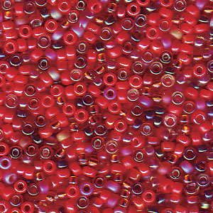 Mix Red Medley Miyuki Seed Beads 15/0
