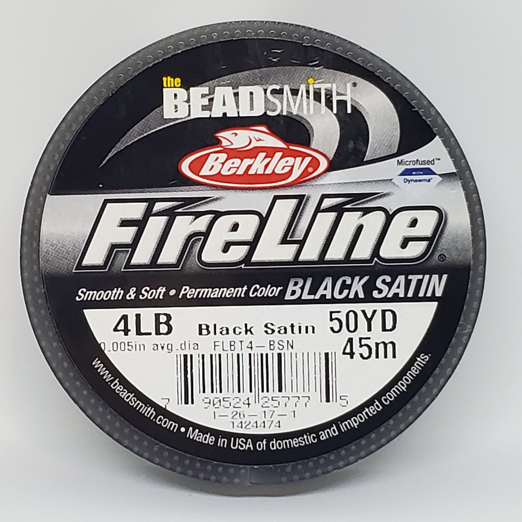 SMOKE Berkley Fireline Thread / 6 lb - 55 Yard Roll / for stringing an –  StravaMax Jewelry Etc