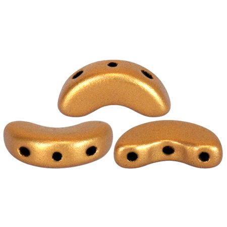 Bronze Gold Matte Arcos par Puca Beads