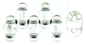MINIDUO 2X4MM CRYSTAL SILVER LINED