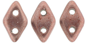 Saturated Metallic Blooming Dahlia CzechMates Diamond Beads - 6.5 x 4mm