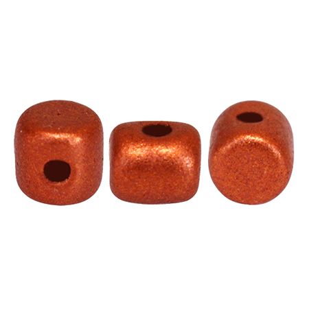 Bronze Red Matte Minos par Puca Beads