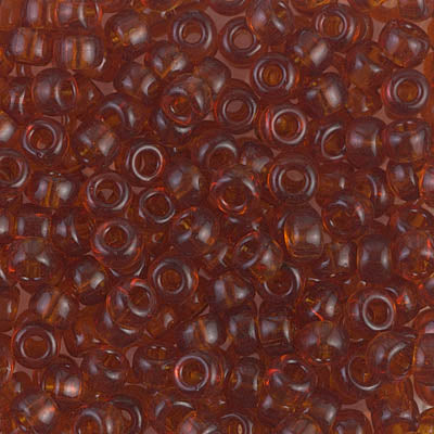 Transparent Dark Topaz Miyuki Seed Beads 6/0