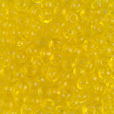Transparent Yellow Miyuki Seed Beads 6/0