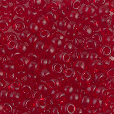 Transparent Ruby Miyuki Seed Beads 6/0