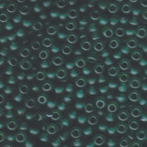 Matte Transparent Emerald Miyuki Seed Beads 6/0