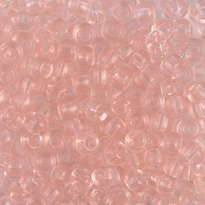 Transparent Light Tea Rose Miyuki Seed Beads 6/0