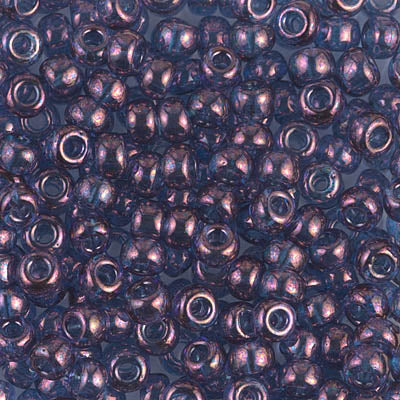 Violet Gold Luster Miyuki Seed Beads 6/0