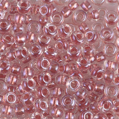 Metallic Rose Lined Crystal Miyuki Seed Beads 6/0