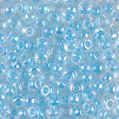 Glacier Blue Lined Crystal Miyuki Seed Beads 6/0