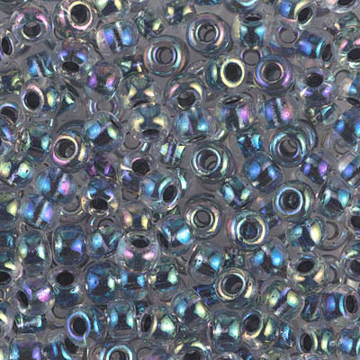Variegated Blue Lined Miyuki Seed Beads 6/0