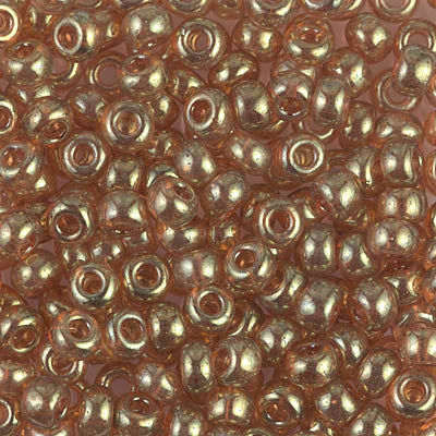 Topaz Gold Luster Miyuki Seed Beads 6/0