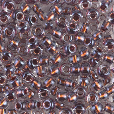 Magic Copper Plum Lined Miyuki Seed Beads 6/0