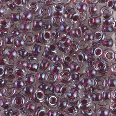 Magic Purple Cranberry Lined Crystal Miyuki Seed Beads 6/0