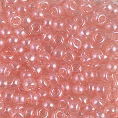Shell Pink Luster Miyuki Seed Beads 6/0