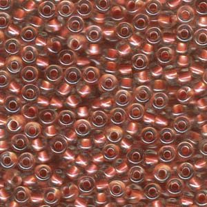 Pearlized Crystal Copper Miyuki Seed Beads 6/0