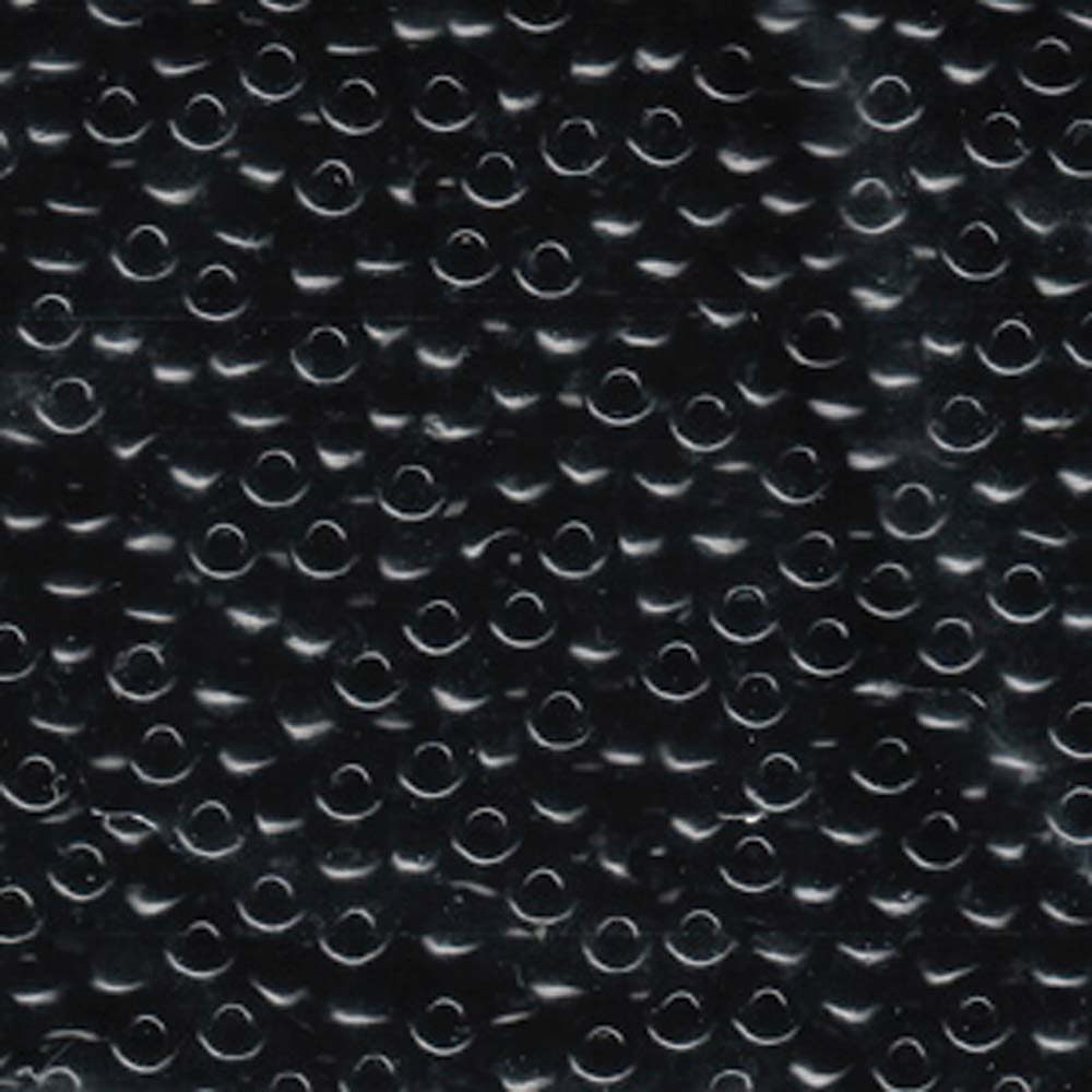 Opaque Black Miyuki Seed Beads 6/0